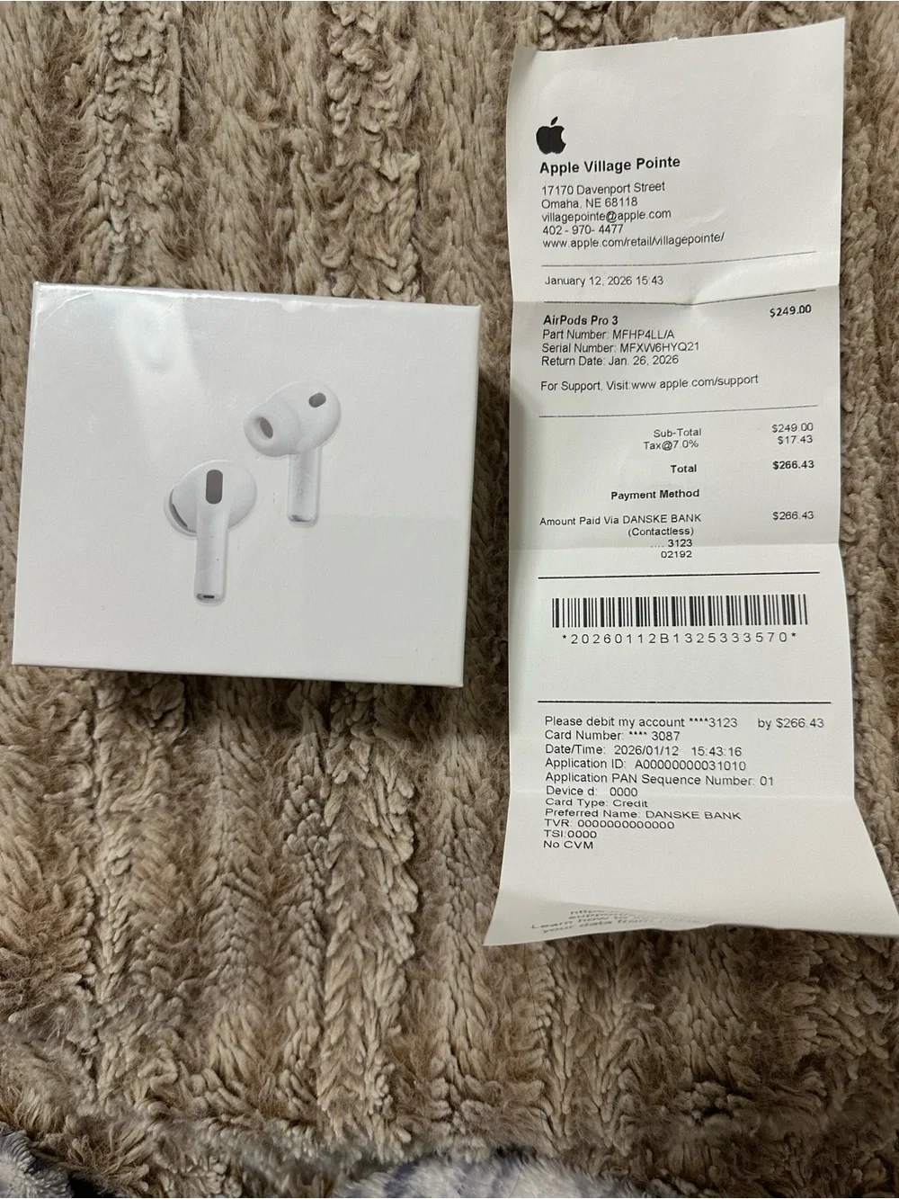 Apple AirPods Pro (White) with Retail Packaging